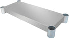 BK Resources SVTS-2424 Stainless Steel Work Table Adjustable Undershelf 24" W x 24" D
