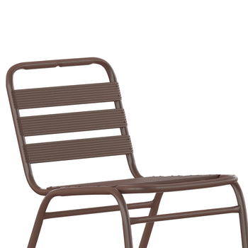 Bronze Slat Back Chair