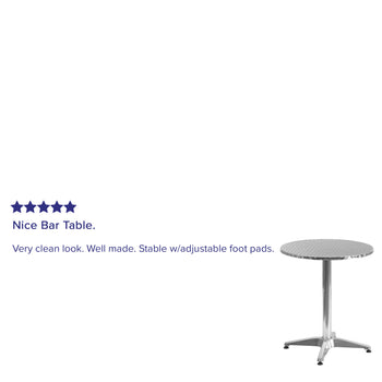 23.5RD Aluminum Table