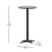 RD Black Bar Height Table