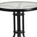 23.75RD Black Patio Table Set