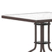 31.5SQ Bronze Patio Table