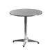 27.5RD Aluminum Table/2 Chairs