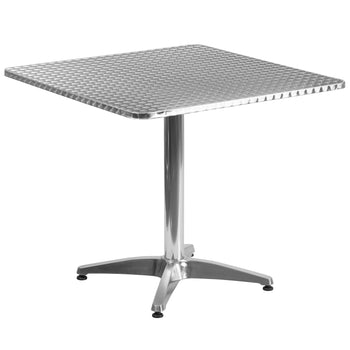 31.5SQ Aluminum Table/4 Chairs