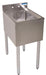 BK Resources UB4-18-1014HS12 18"X12" Underbar Dump Sink