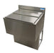 BK Resources UBB-21-IBCP30-8 30"X21" Stainless Steel Ice Bin & Lid w/ 8 Circuit Cold Plate w/ Base