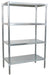 BK Resources VSU6-4324 4 Shelf Dry Storage Adjustable Stainless Steel Shelving Unit 43"x24"x6'