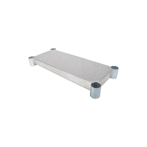 BK Resources VTS-3636 Galvanized Steel Work Table Adjustable Undershelf 36" W x 36" D