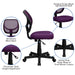 Purple Low Back Task Chair