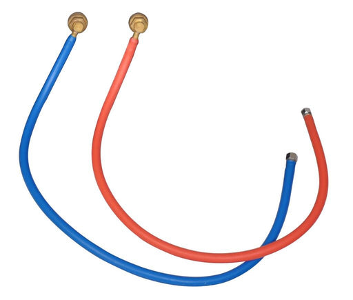 BK Resources WL-36 Flexible Water Line Connectors,Color Coded - (Red) Hot, (Blue) Cold