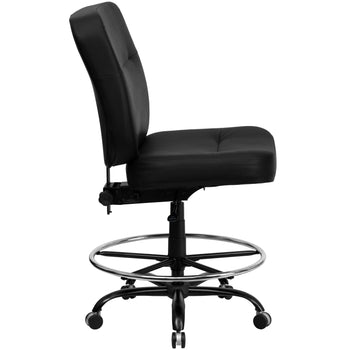 Black 400LB Draft Chair
