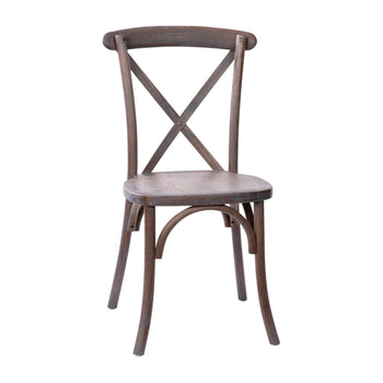 Grayed Driftwood X-Back Chair