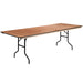 36x96 Wood Fold Table