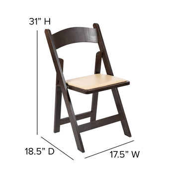 Chocolate Folding Chair