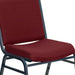 Burgundy Fabric Stack Chair