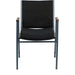Black Fabric Stack Armchair