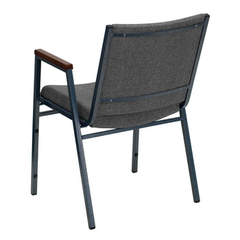 Gray Fabric Stack Armchair
