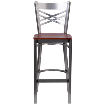Clear X Stool-Cherry Seat