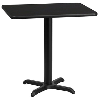 24x30 Black Table-22x22 X-Base