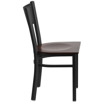 Black Grid Chair-Wal Seat