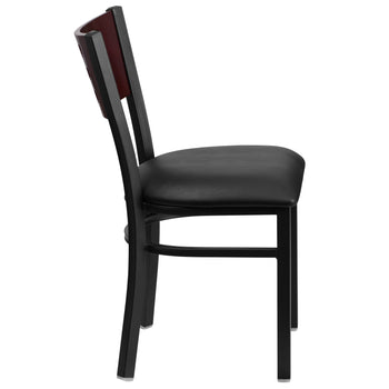 Black Cutout Chair-Black Seat