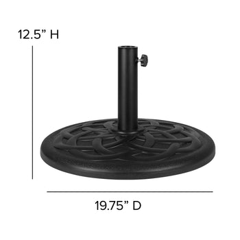 Table-4 Chairs-Umbrella & Base