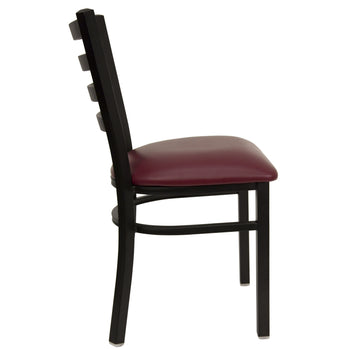 Black Ladder Chair-Burg Seat