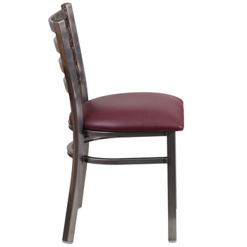 Clear Ladder Chair-Burg Seat