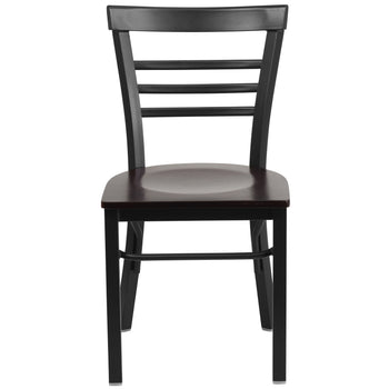 Black Ladder Chair-Wal Seat