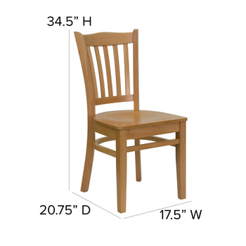 Natural Wood Dining Chair
