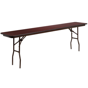 18x96 Mahogany Training Table