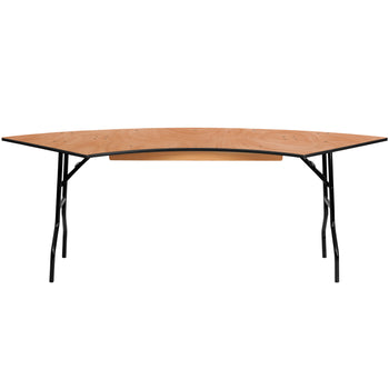 7.25x2.5FT Serp Wood Table