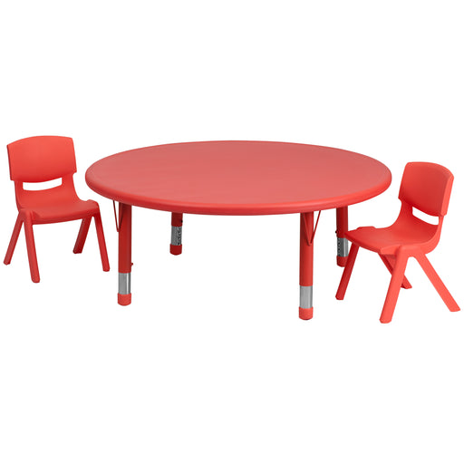 45RD Red Activity Table Set