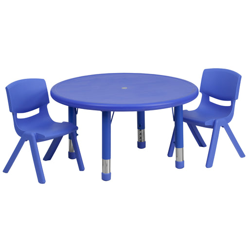 33RD Blue Activity Table Set