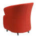 Red Leather Lounge Chair