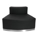 Black Convex Leather Chair