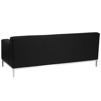 Black Leather Sofa