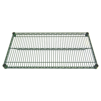 CAC China AEWS-2172 Epoxy Coated Wire Shelf 72-inches x 21-inches with 4 Clips