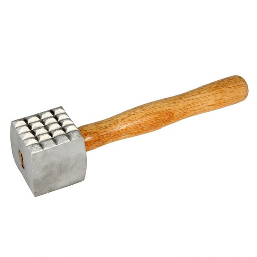 Thunder Group ALMTW001 2 Sided Aluminum Tenderizer Wood Handle