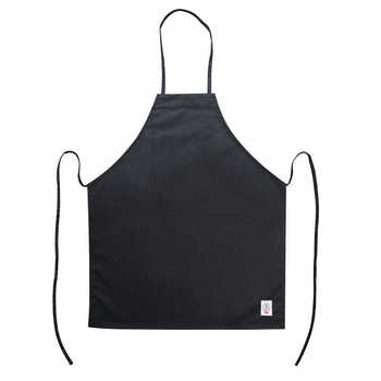 CAC China APBB-1K Chef's Pride Bib Apron Full Length without Pocket Black