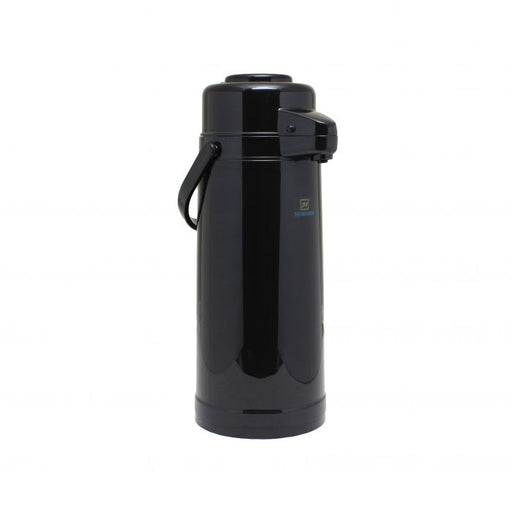 Thunder Group APPG025 2.5 Lt/84 oz Airpot, Plastic Body, Glass Lined, Push Button