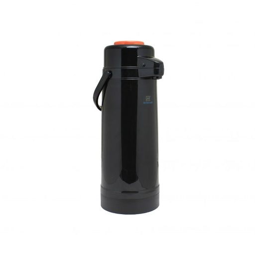 Thunder Group APPG025D 2.5 Lt/84 oz Airpot, Plastic Body, Glass Lined, Push Button, Decaf