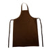 CAC China APVL-3BN Apron Dishwashing Vinyl HW Brown 40x27-1/2-inches