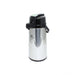 Thunder Group ASLG325 2.5 Liter/84 oz Airpot, Stainless Steel Body, Glass Lined, Lever Top