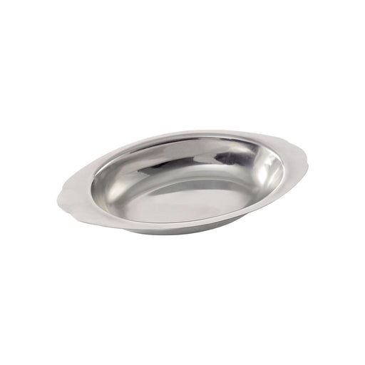 CAC China AUDS-12 Au Gratin Dish Stainless Steel 12 oz.