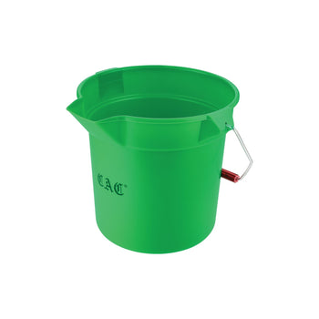 CAC China BTRS-10GN Bucket Round Poly Green 10 quart