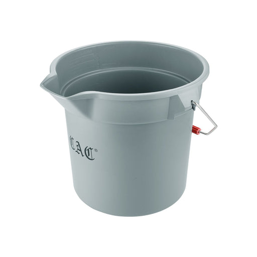 CAC China BTRS-14GY Bucket Round Poly Gray 14 quart