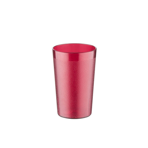 CAC China BVPT-10RD 10 oz. Pebble Textured Tumbler - 12 count