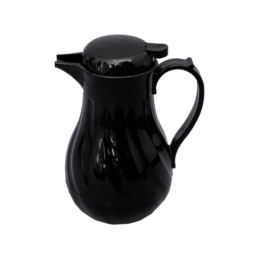 CAC China BVSR-20BK Insulated Beverage Server Swirl Black 20oz