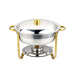 CAC China CAFR-203 Luminous Chafer Round 4 quart